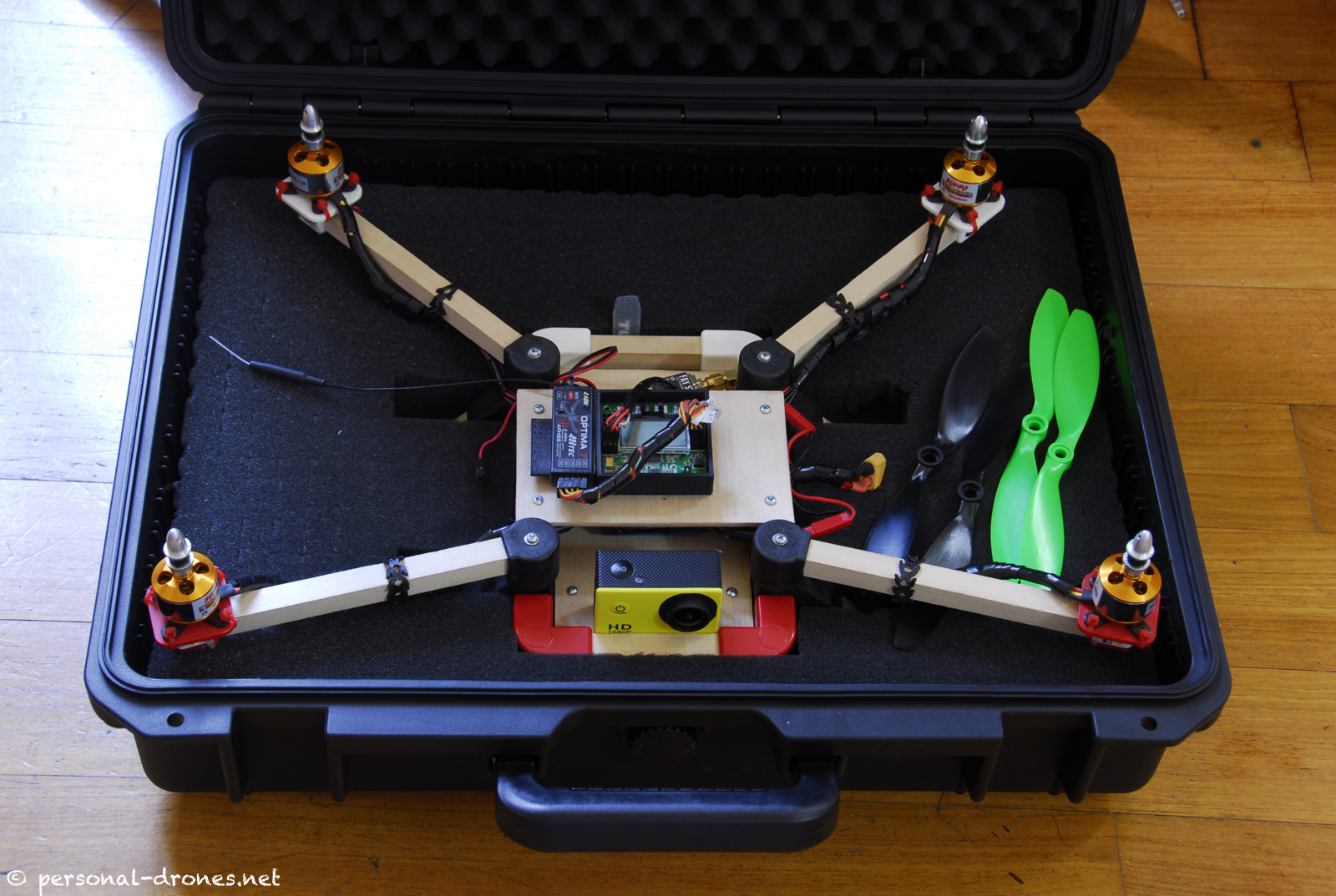 An hard case for the Quadlugs quadcopter