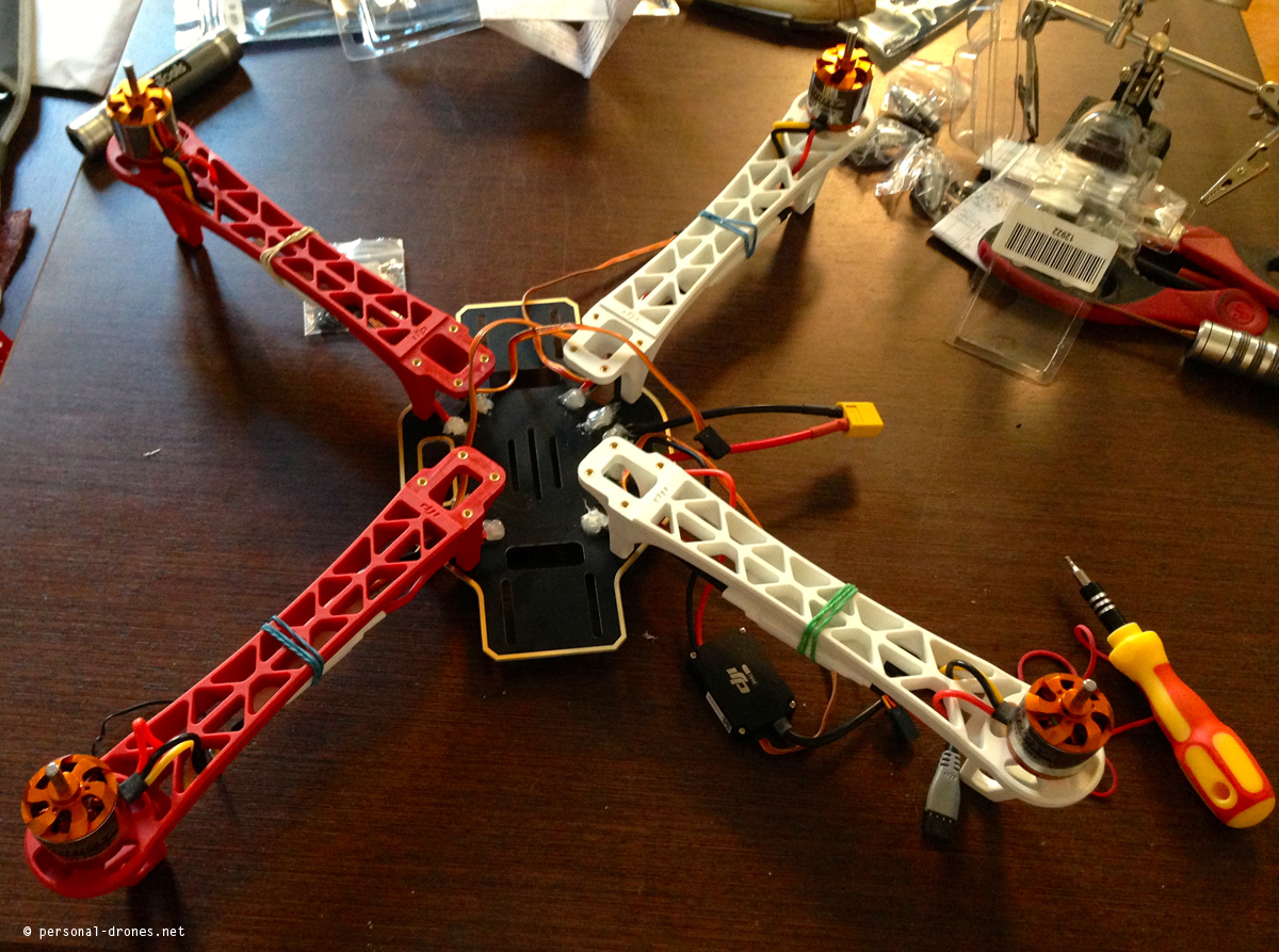 f450 drone assembly