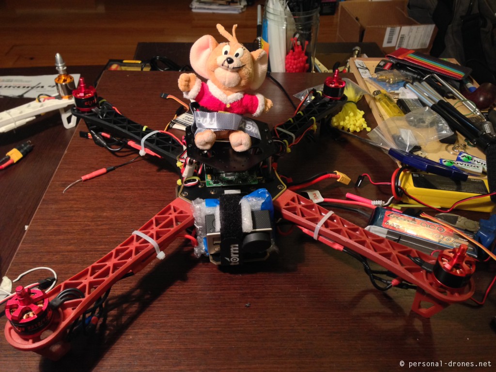 RC Timer quadcopter with KK2 control board