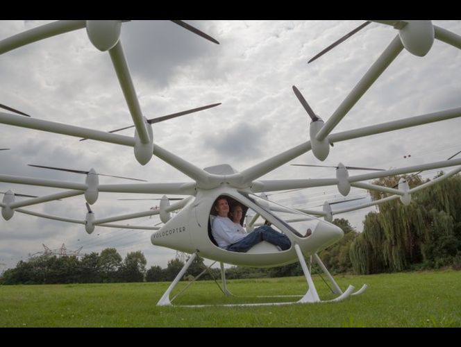 The new manned volocopter from e-volo