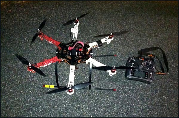 DJI hexacopter used for contraband in an attempt top smuggle tobbacco inside a Georgia prison