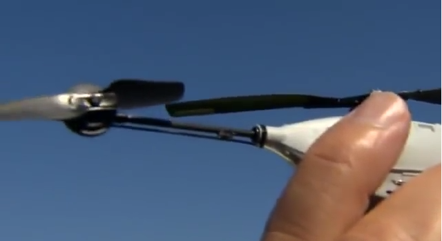 The tail of the Black Hornet PD-100