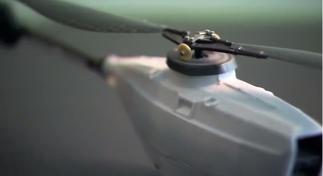 Close view of the Black Hornet PD-100