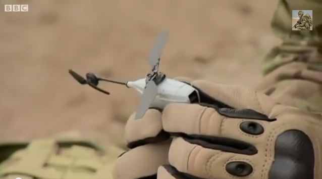 The Black Hornet mini UAV