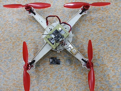 Hobbyking's PCB micro quad with the Lisa/S flight controller - Source