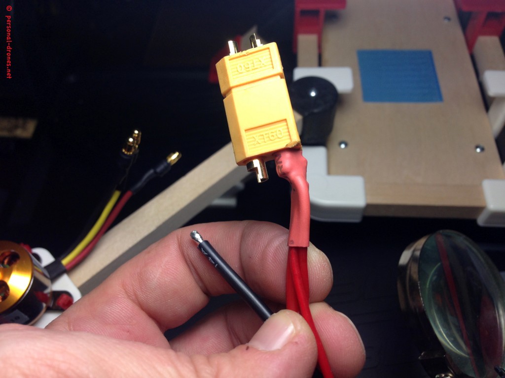 Soldering ESC power connectors