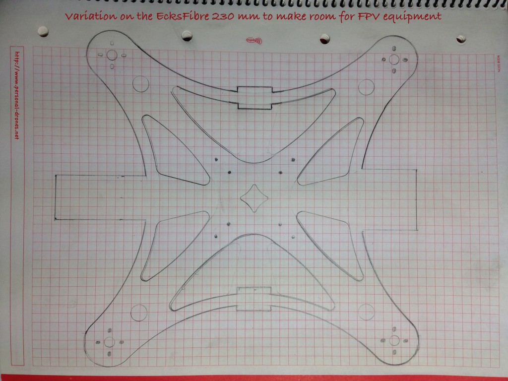 The plan: adding extensions for a Mobius camera and an Immersion video transmitter