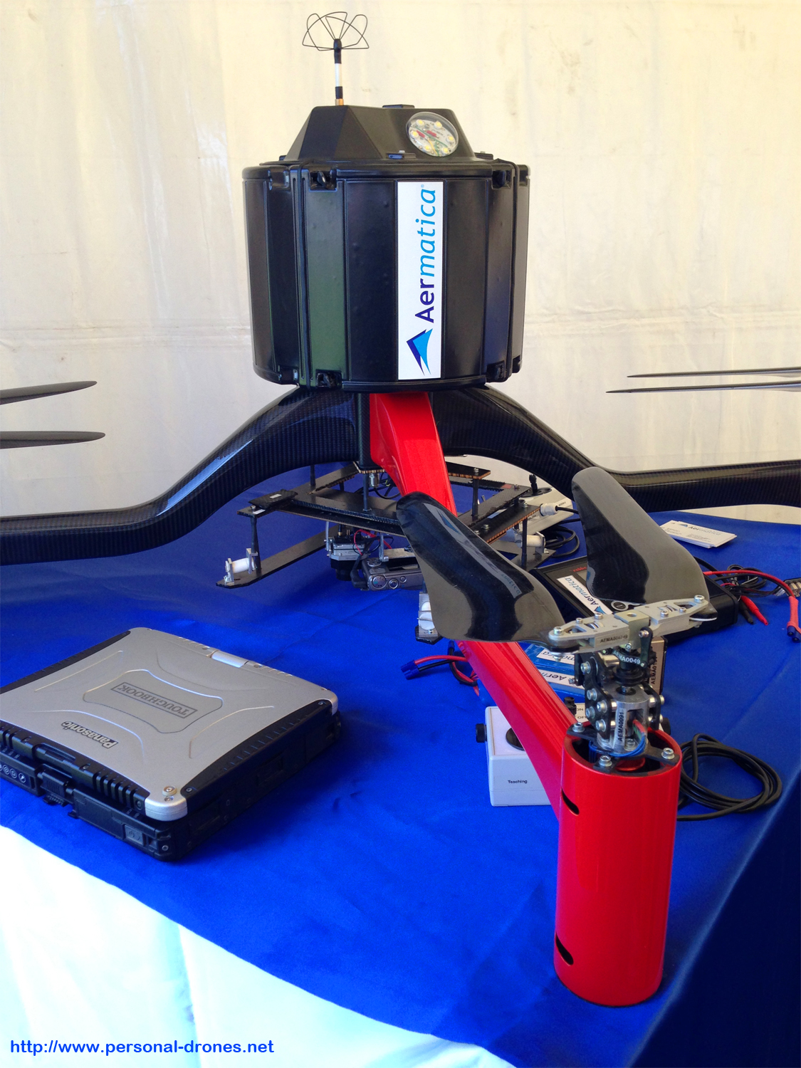 Aermatica quadcopter. It's huge and bulky.