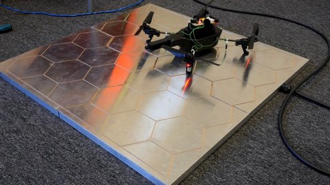 The Skysense charging pad in action. Photo by Skysense