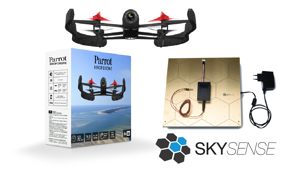 Skysense charging pad for parrot drone
