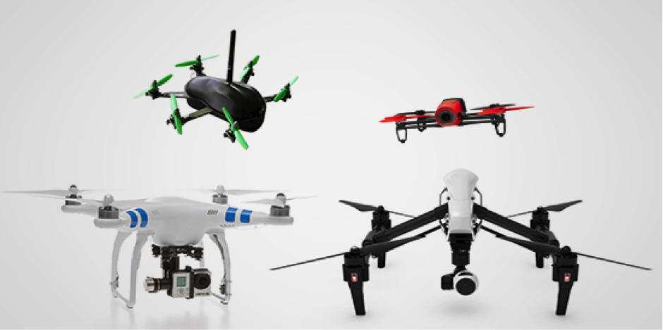 different drone models